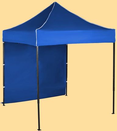 Expodom Namiot Imprezowy 2x2m Stalowy Niebieski 1 Ściana Boczna