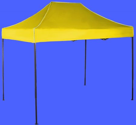 Expodom Namiot Imprezowy 2x3m Stalowy Żółty Bez Ścian Bocznych