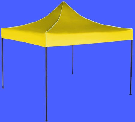 Expodom Namiot Imprezowy 3x3m Stalowy Żółty Bez Ścian Bocznych