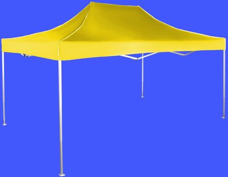 Expodom Namiot Imprezowy 3x4,5m Aluminiowy Żółty Bez Ścian Bocznych