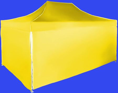Expodom Namiot Imprezowy 3x4,5m Aluminiowy Żółty 4 Ściany Boczne