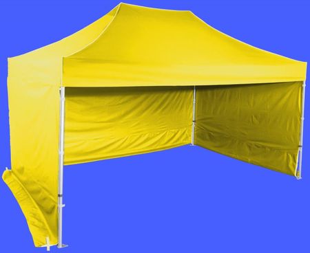 Expodom Namiot Imprezowy 3x4,5m O Konstrukcji Aluminiowej Z Profilu Sześciokątnego Żółty