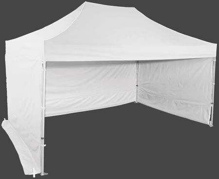 Expodom Namiot Imprezowy 3x4,5m O Konstrukcji Aluminiowej Z Profilu Sześciokątnego Biały