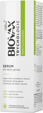 L'Biotica Biovax Trychologic Przetłuszczanie Serum Do Skóry Głowy 50ml
