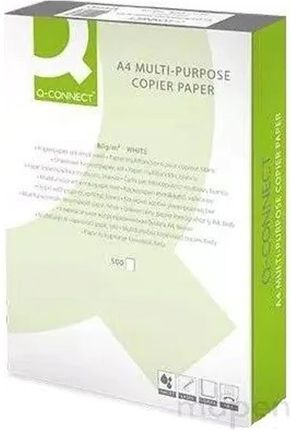 Q-Connect Papier Ksero Q-Connect, 80G/M2, Białość 160, A4, Klasa B, Ryza 500