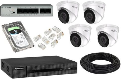 Zestaw Do Monitoringu Hikvision Zestaw Do Monitoringu Ip Kamery Poe