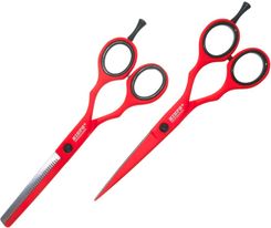 Zdjęcie Kiepe Zestaw Fluo Nożyczki 5,5" + Degażówki 5,5" Red Passion - Maków Podhalański