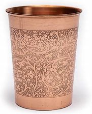 Zdjęcie Phoenix Import Miedziany Kubek Na Wodę 250Ml Flower Design - Stawiszyn