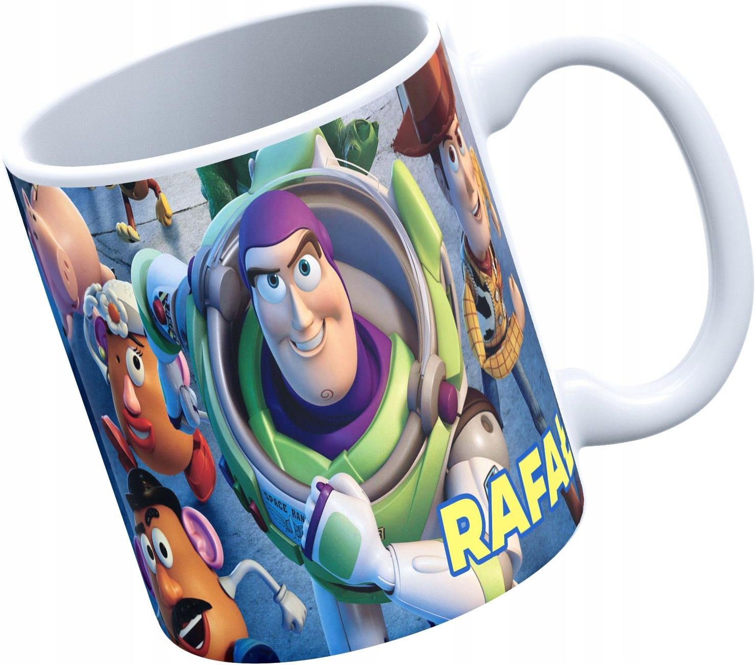 T4U Kubek Biały Fullprint Wmp Toy Story 06 Imię Wzory Opinie i