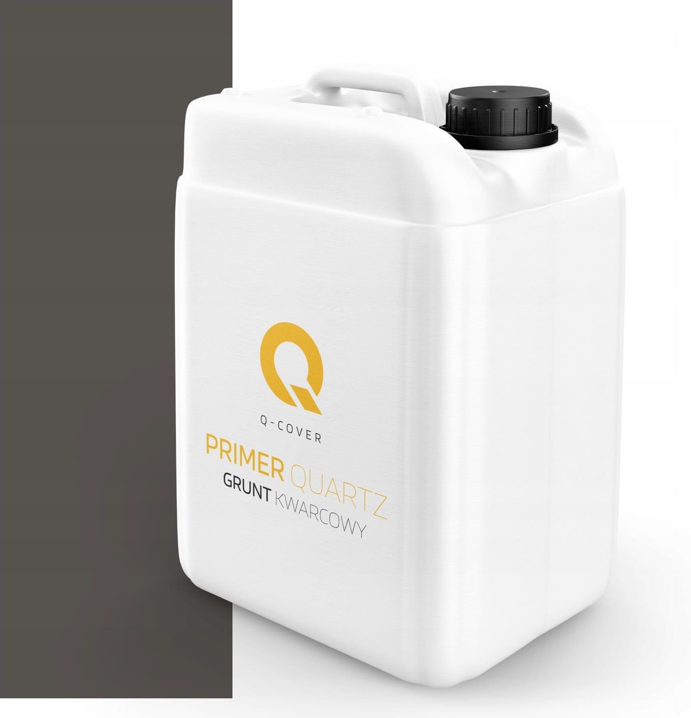 QCover Grunt Kwarcowy Pod Beton Szary Ciemny 7,5kg Opinie i ceny na