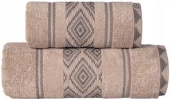 Greno Ręcznik Kąpielowy Gruby Mocny Azteka Beżowy 70X130 4bf3ce07-5df7-4d13-a662-b08a8826dc8d