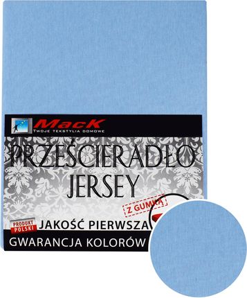 Mack Prześcieradło Jersey Z Gumką 120X200 Jasny Błękit edbb89c3-8cb4-4693-a0c8-e3354f8682b0