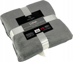 Euromat Koc Z Mikrofibry Luna Jasno Szary Grey 150X200 Cm fb0b89c4-bf46-4afb-b3d8-bb914061670f