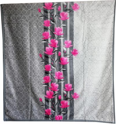 Elway Koc Narzuta 160X210 Ciepły Szary Róż Kwiaty 1d23e5d9-45c8-4186-99f6-008eab5efc3c
