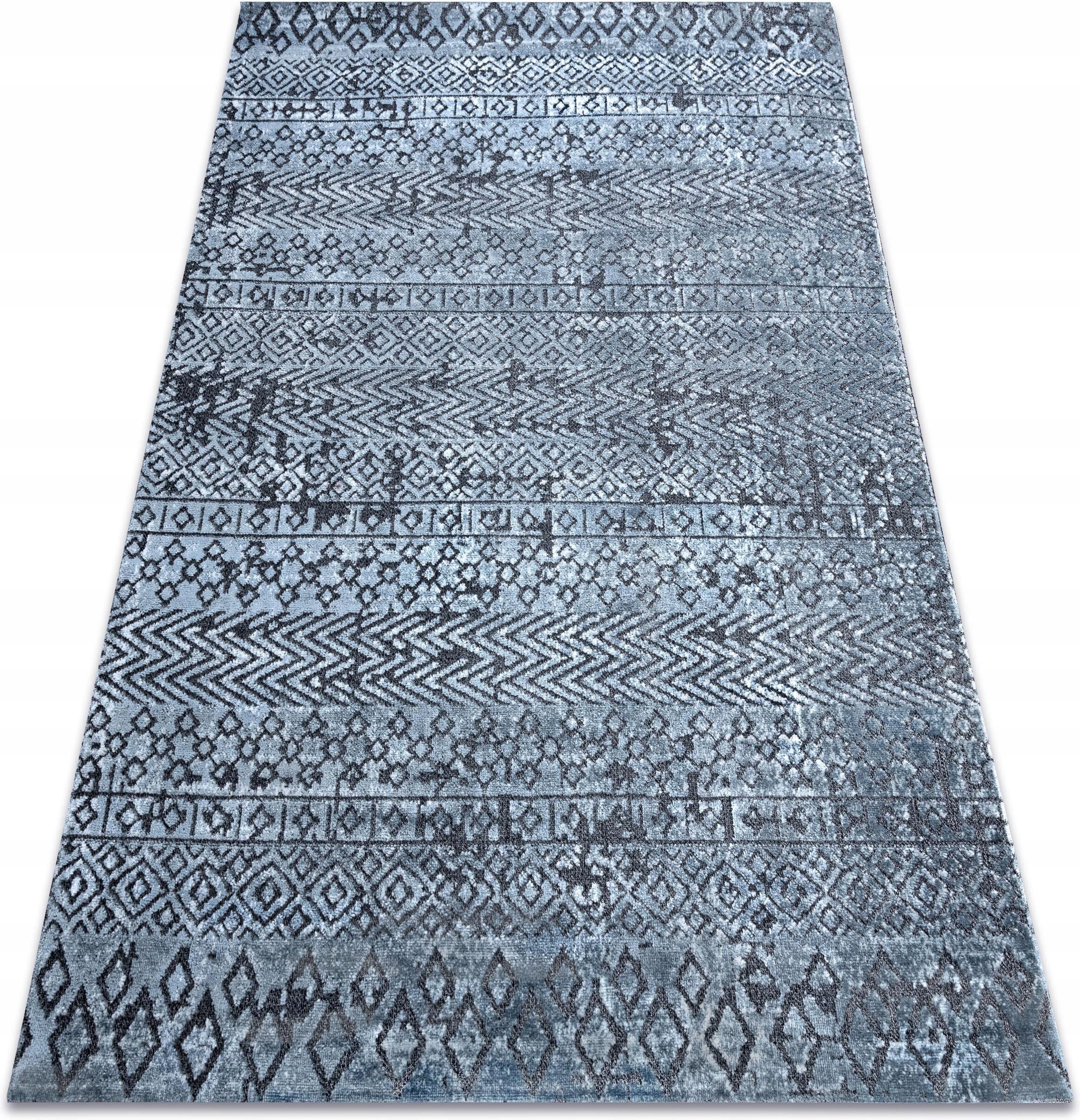 Dywany Łuszczów Dywan Nowoczesny Sierra 120X170 Etno Niebi Gr3786