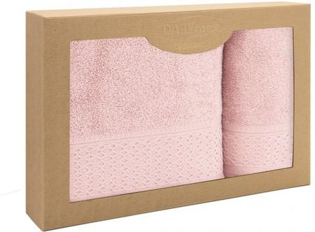 Darymex Komplet Ręczników 2Szt W Pudełku Solano Różowy Kwarcowy 50X90+70X140 27591