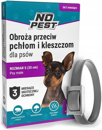 No-Pest Obroża Dla Psa Na Kleszcze I Pchły 35Cm No Pest