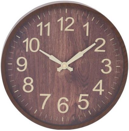 Zegar Ścienny Duże Cyfry Ø 30,5cm