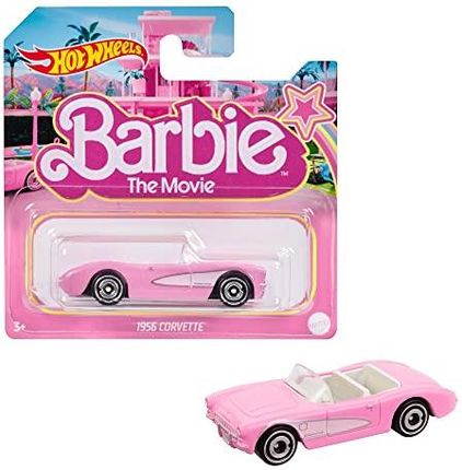 Hot Wheels Barbie Kabriolet Filmowy pojazd 1:64 inspirowany samochodem Corvette z filmu „Barbie” HPR54