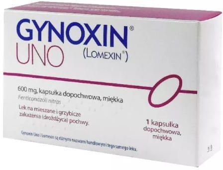 Gynoxin Uno 600Mg Inpharm 1Kaps. Dopochwowa