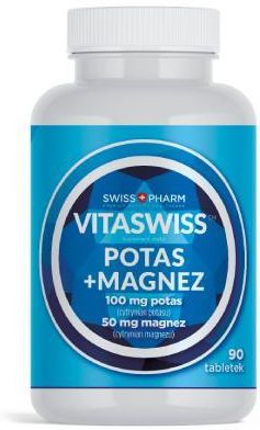 Vitaswiss Potas + Magnez 90Tabl.