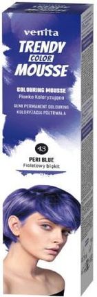 Venita Trendy Color Mousse Pianka Koloryzująca Do Włosów 43 Fioletowy Błękit 75 ml