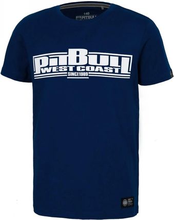 Koszulka dziecięca Pit Bull Classic Boxing - Granatowa 