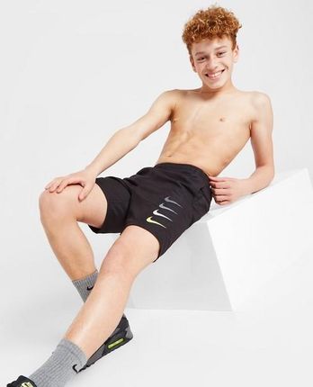 nike stacked swoosh swim shorts