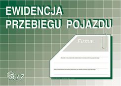 Zdjęcie Michalczyk Druk Ewidencja Przebiegu Pojazdów(Bez Koszt.) K17. - Konstantynów Łódzki