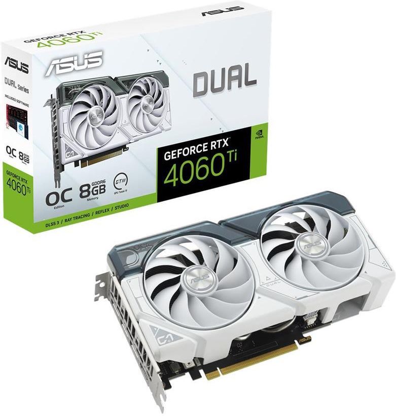 ASUS - GeforceRTX4060Ti  オーバークロックモデル　8GB ASUS Dual GeForce RTX™ 4060 Ti OC Edition 8GB GDDR6