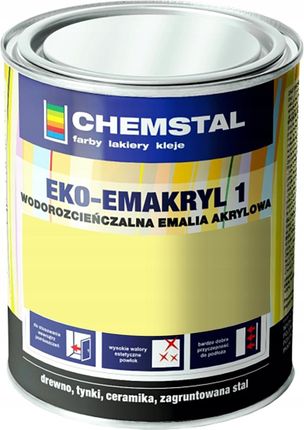 Chemstal Eko-Emakryl Żółty Cytrynowy 3L