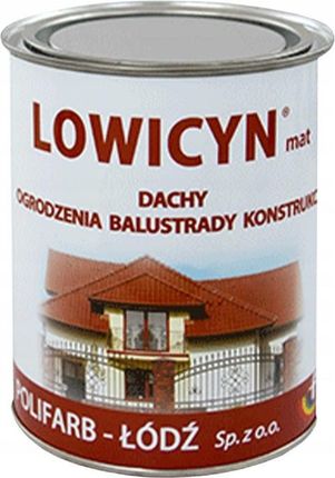 Polifarb Lowicyn Mat 0,8L Biała