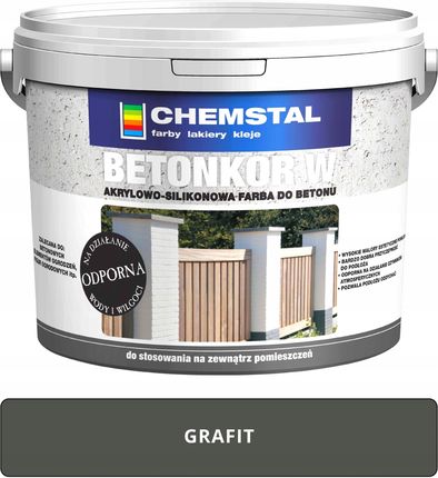 Chemstal Farba Betonkor W Grafit 1L