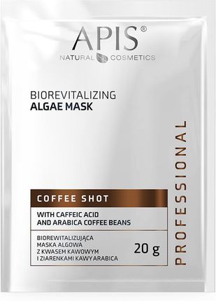 Apis Coffee Shot maska algowa biorewitalizująca 20g