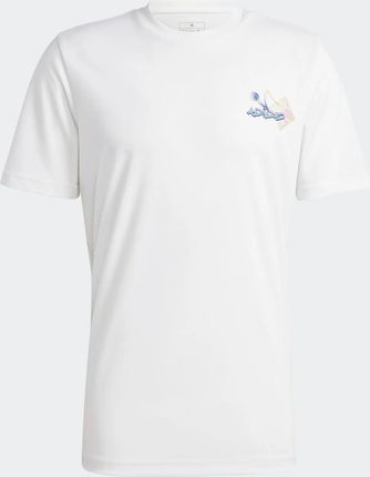 Męska Koszulka z krótkim rękawem Adidas M Padel G T Ii5917 – Biały