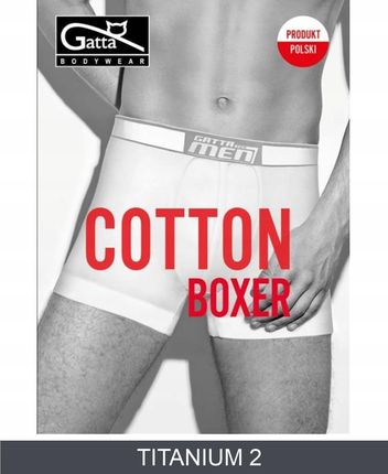 GATTA Cotton Boxer Majtki M / Titanium 2