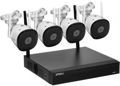 Imou Zestaw Bezprzewodowego Monitoringu Wifi: 4 Kamery + Nvr Orno Nvr1104Hs-W-S2/4-F22