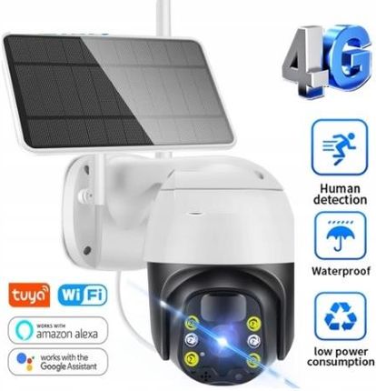 G-Vision Kamera 4G Bezprzewodowa Solarna Ap Tuya Smart Live