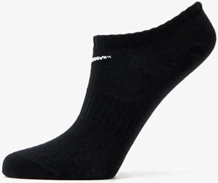 Nike Everyday Cotton Lightweight No Show Socks 3-Pack Black