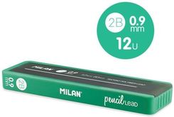 Zdjęcie Milan Grafity Do Ołówka Aut. 0,9Mm 2B 12szt. - Pacanów