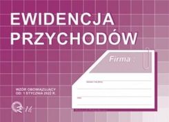 Michalczyk I Prokop Ewidencja Przychodów Format A5 R1H