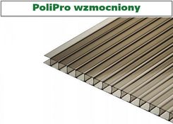 Poliwęglan Komorowy Wzmocniony Grafitowy 10mm 1050x4000 Wyprodukowano W ...