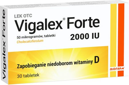 Vigalex Forte 2000 IU 30 tabl.