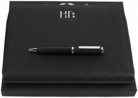 Zestaw HUGO BOSS długopis HSI1064B + teczka HTM106A