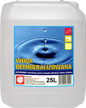 Woda-Dem Woda Demineralizowana Destylowana 25L