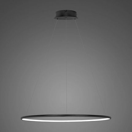 Altavola Design Lampa Wisząca Ledowe Okręgi No.1 60 Cm 4K Ściemnialna Czarna