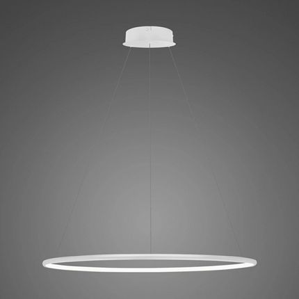 Altavola Design Lampa Wisząca Ledowe Okręgi No.1 80 Cm 4K Ściemnialna Biała