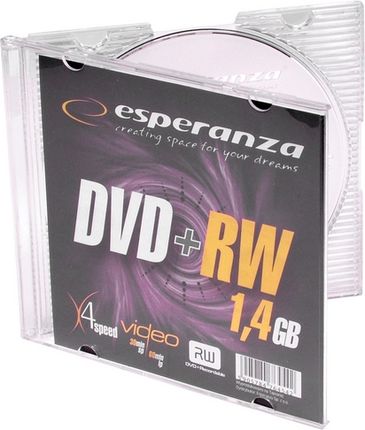 Esperanza DVD+RW 4.7GB 4x Slim 1szt (1186) - zdjęcie 2