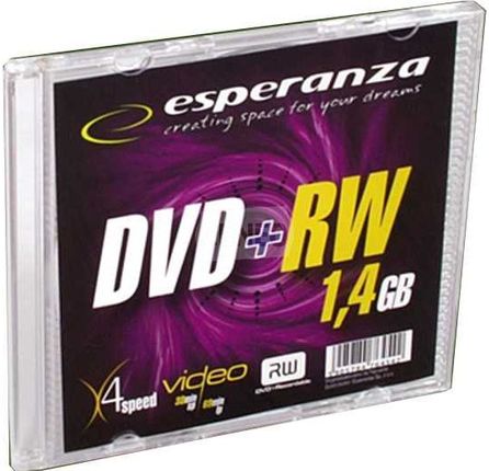 Esperanza DVD+RW 4.7GB 4x Slim 1szt (1186)