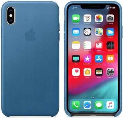 Apple Skórzane Case Etui phone Xs Max Cod Blue